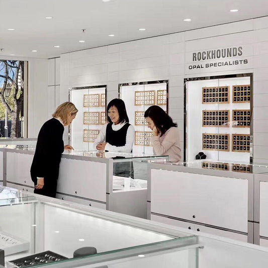 Jewelry Display Showcase For Rockhounds