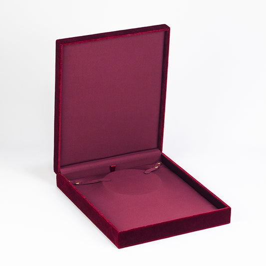 BX063 Red Velvet Necklace Display Box