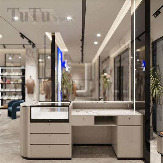 CR069 Fashion Shop Reception Counter Table