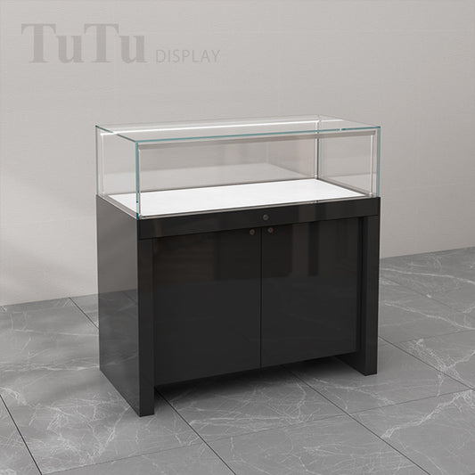 DM149 Jewellery Counter Display Case Black