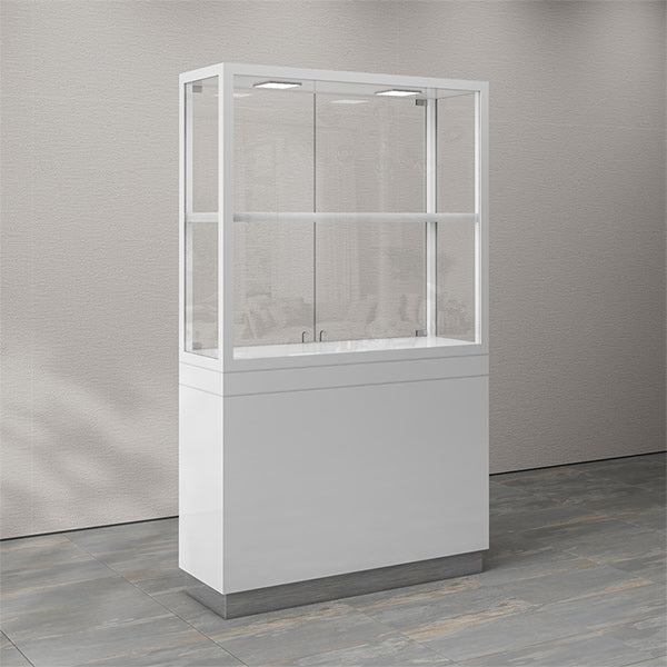 DM158 Upright Glass Window Display Cabinet Lighting