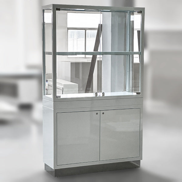 DM158 Upright Glass Window Display Cabinet Lighting