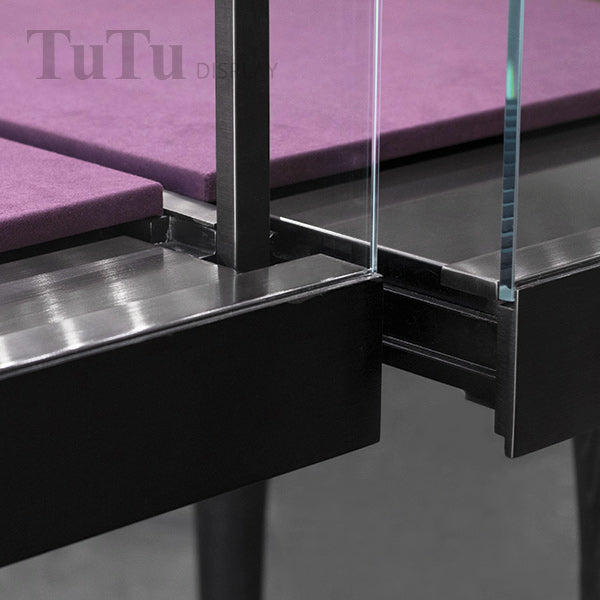 DM171 Window Display Case Wood Legs