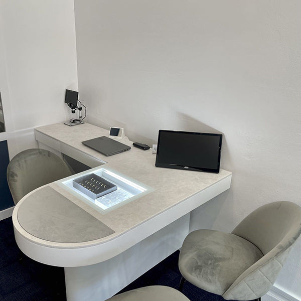 DM176 Store Jewellery Consult Desk Glossy