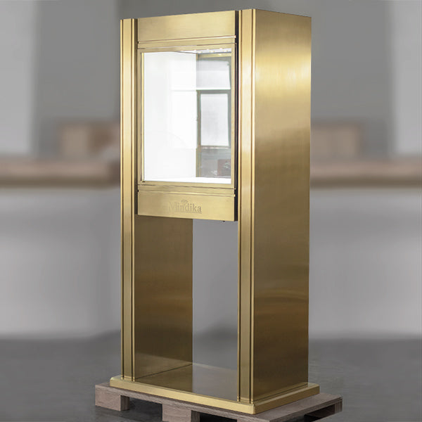 DM179 Jewellery Store Window Display Case Metal