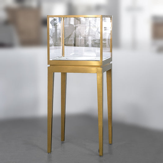 DM185 Metal Jewelry Tower Display Case with Spinner