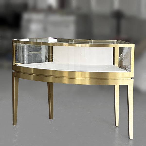 MT41 Metal Jewellery Display Counter Curved