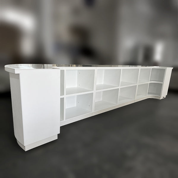 DM210 Curved Bar Counter Marble Table Top