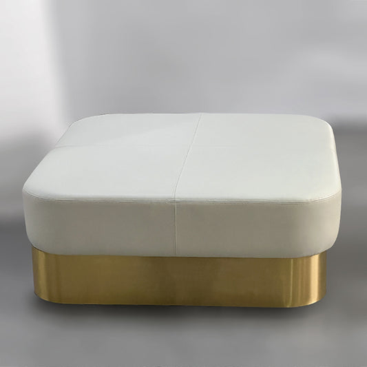 DM226 Grey Sofa Ottoman Metal Base