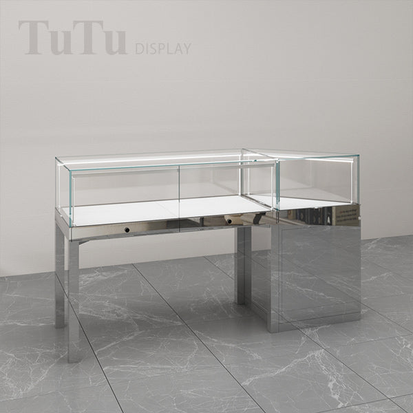 DM228 Jewellery Counter Display Case Metal Base