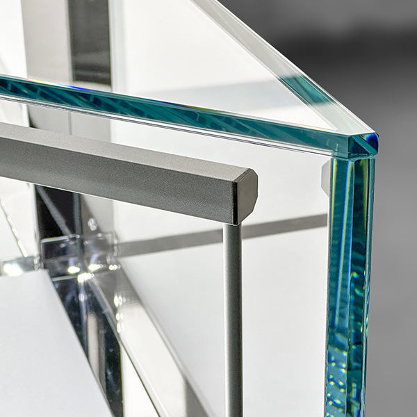 DM228 Jewellery Counter Display Case Metal Base