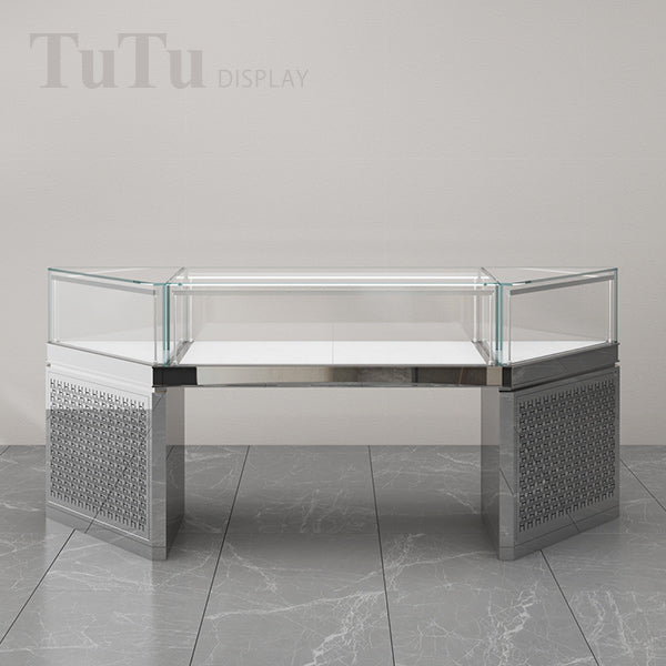 DM229 Jewellery Counter Display Case Metal Door