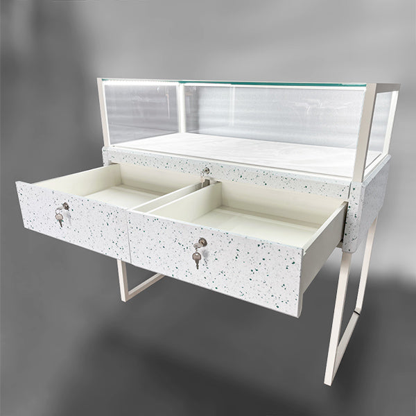 DM231 Jewellery Display Marble Counter Showcase