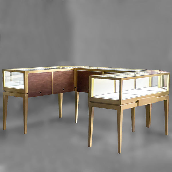 DM232 Metal Jewellery Display Case Custom Set