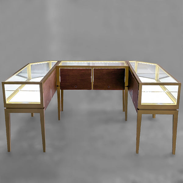 DM232 Metal Jewellery Display Case Custom Set
