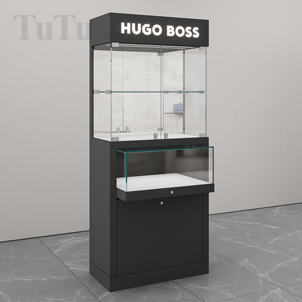DM233 Wall Display Cabinet with Mirror