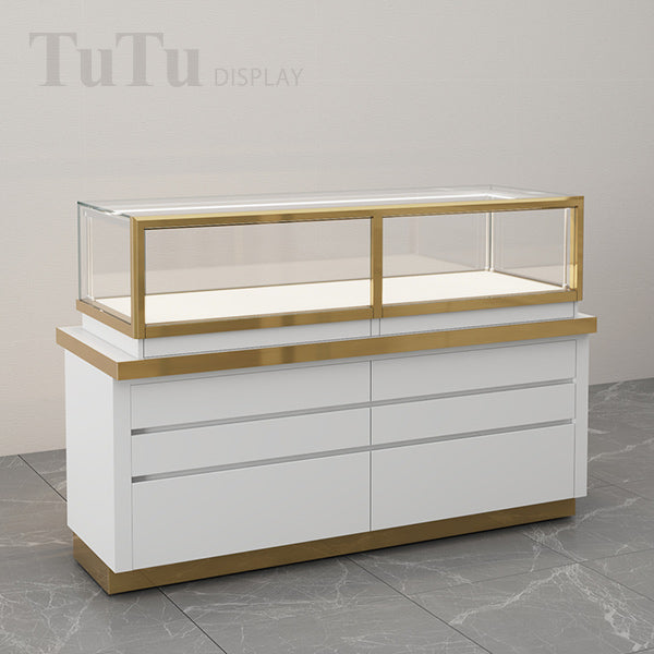DM238 Luxury Store Display Cabinet Counter Showcase