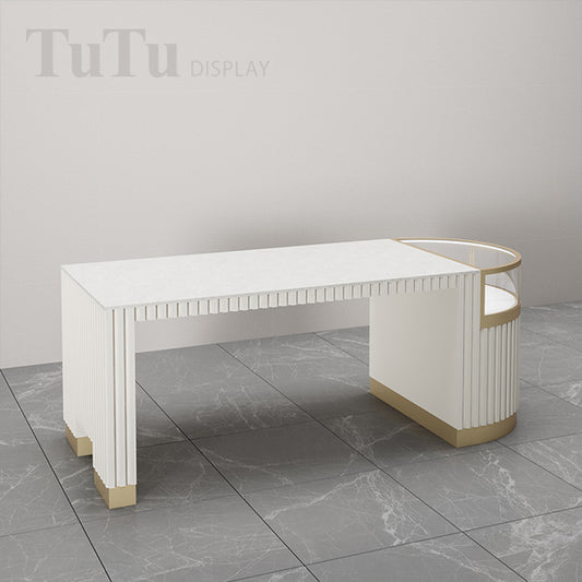 DM245 Pearl Jewellery Store Showcase with Table Display