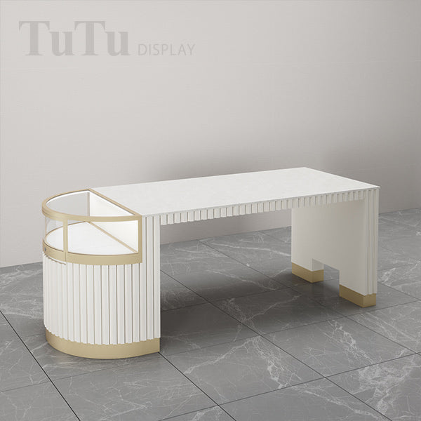DM245 Pearl Jewellery Store Showcase with Table Display