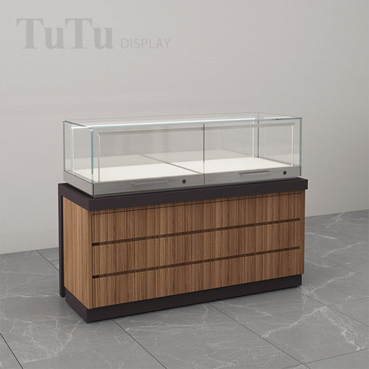 DM255 Wooden Jewellery Counter Display Showcase