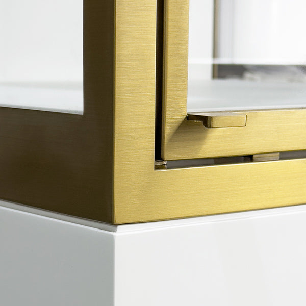 DM262 Tower Glass Display Wall Showcase Cabinet Lighted
