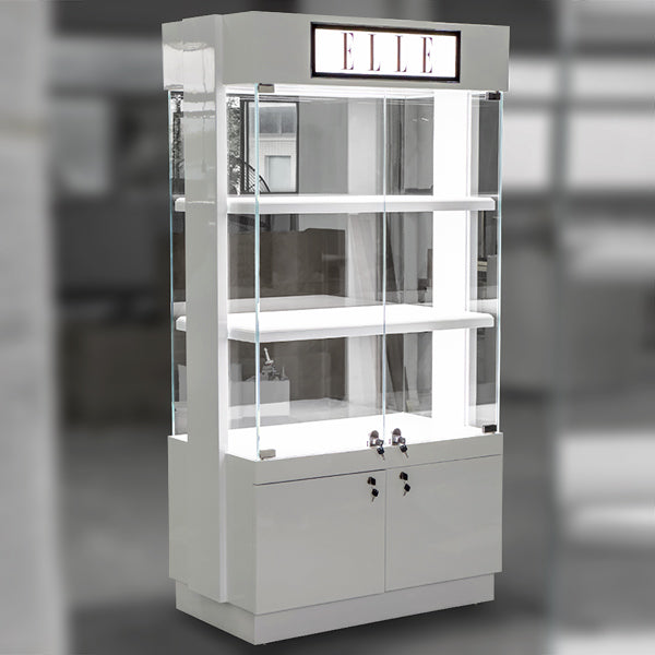 DM263 Jewellery Store Window Display Case Lighted