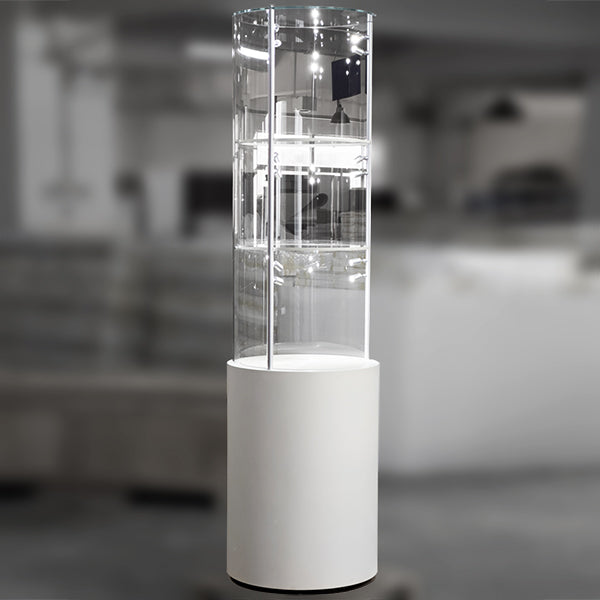 DM269 Round Glass Jewellery Display Case without Door