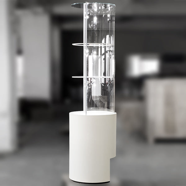 DM269 Round Glass Jewellery Display Case without Door