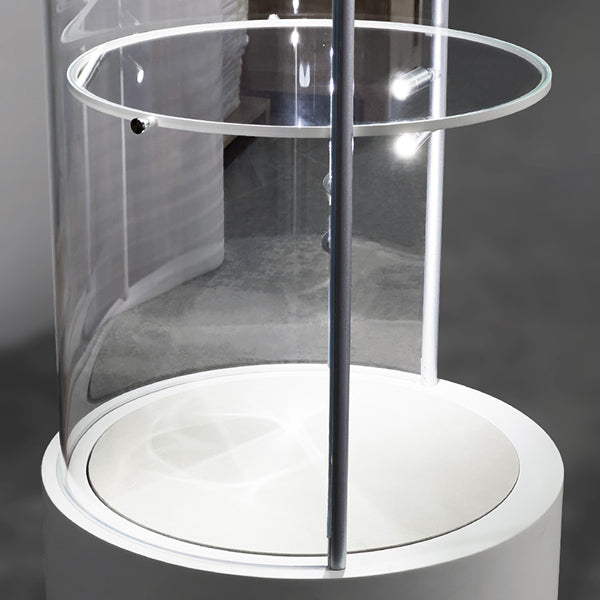 DM269 Round Glass Jewellery Display Case without Door