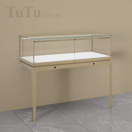 DM293 Jewellery Glass Top Counter Showcase Wall Mounted