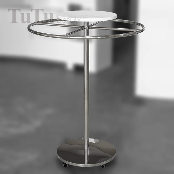 DM310 Round Clothing Display Rack with Caster
