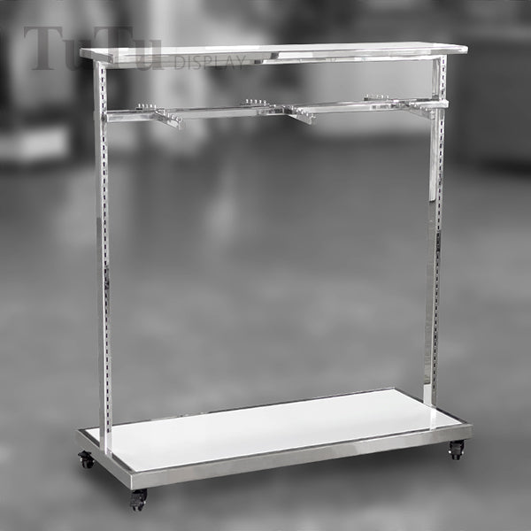 DM311 Adjustable Clothing Display Rack with Caster