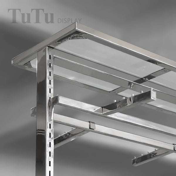DM311 Adjustable Clothing Display Rack with Caster
