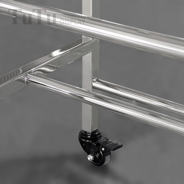 DM312 Stainless Steel Ball Display Rack with Caster