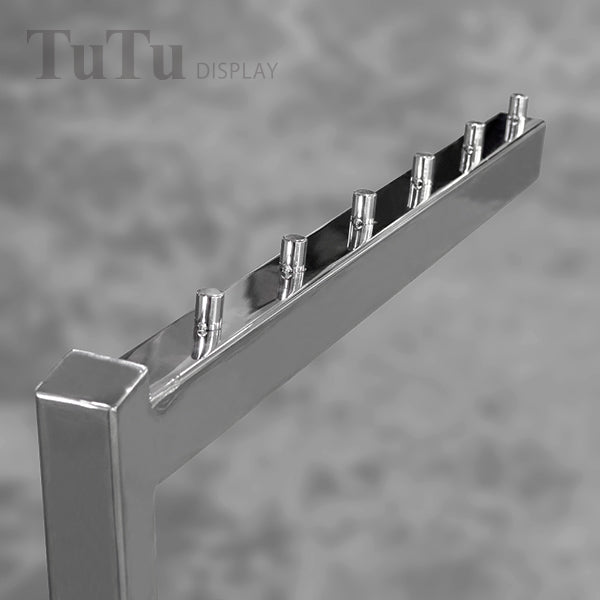 DM314 Adjustable Dual-Sided Clothing Display Rack with Caster