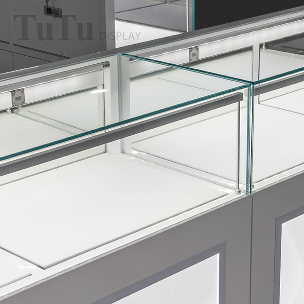 DM315 Jewellery Store Center Island Display Cabinet Kiosk