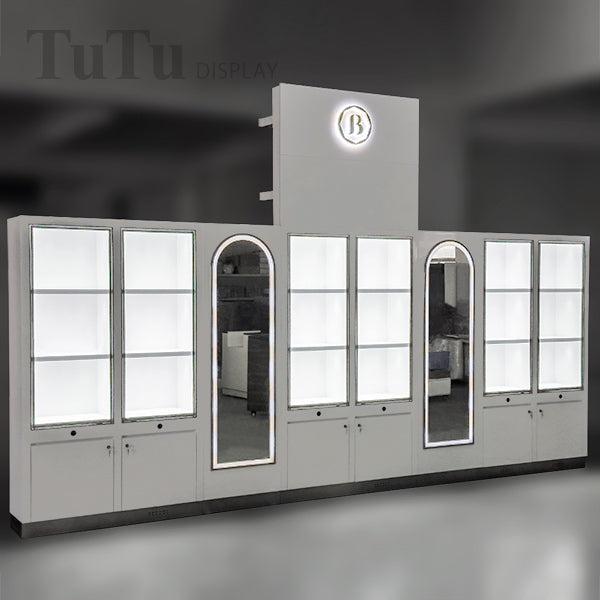 DM316 Custom Jewellery Store Wall Display Cabinet