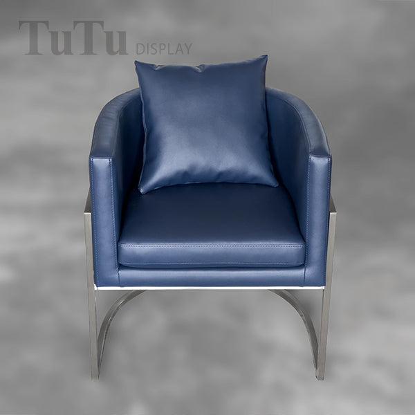 DM317 Metal Frame Chair with Pillow