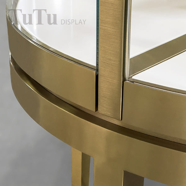 DM323 Round Metal Jewellery Display Counter Showcase