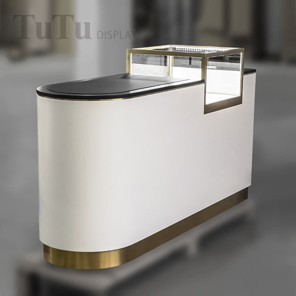 DM324 Jewellery Store Consult Desk with Showcase