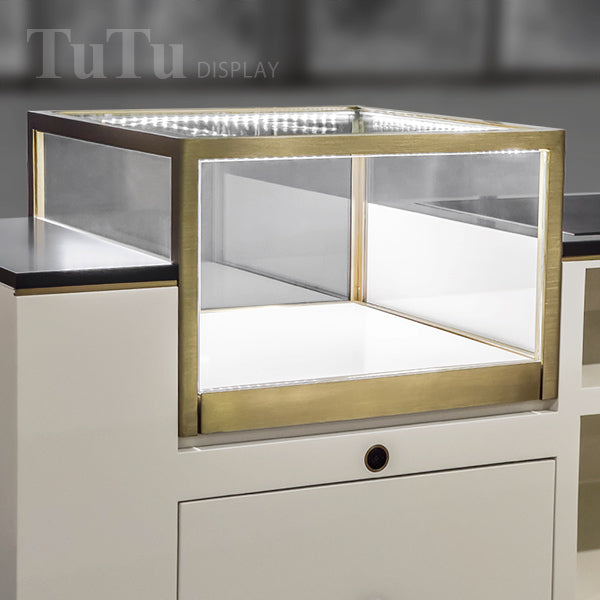 DM324 Jewellery Store Consult Desk with Showcase