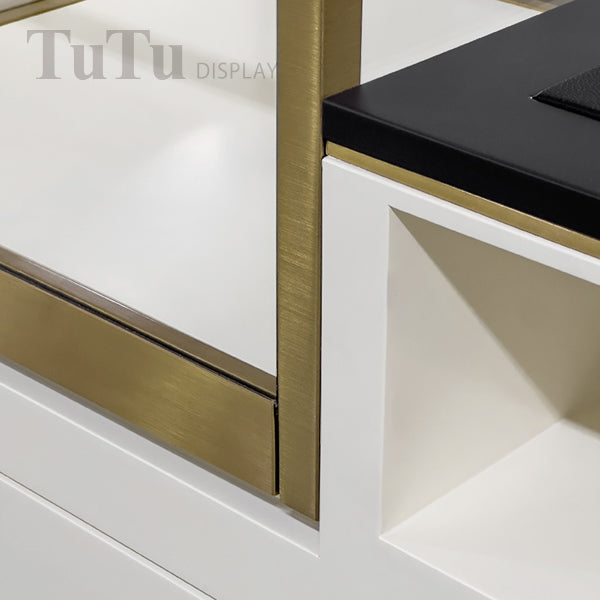 DM324 Jewellery Store Consult Desk with Showcase