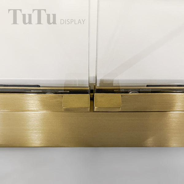 DM325 Wall Mounted Jewellery Display Showcase Filleted Corner