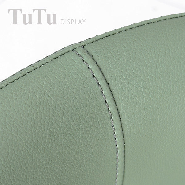 DM359 Upholstered Metal Chair with PU Leather Seat