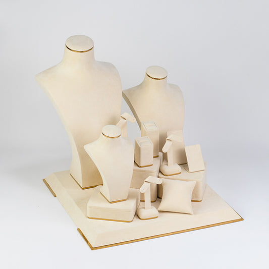 DS035 Jewellery Display Metal Base Stand Set