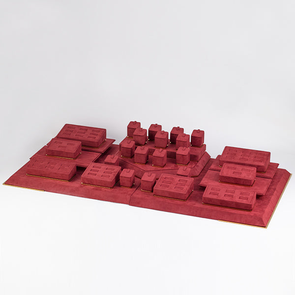 DS038 Luxury Ring Display Stand Set