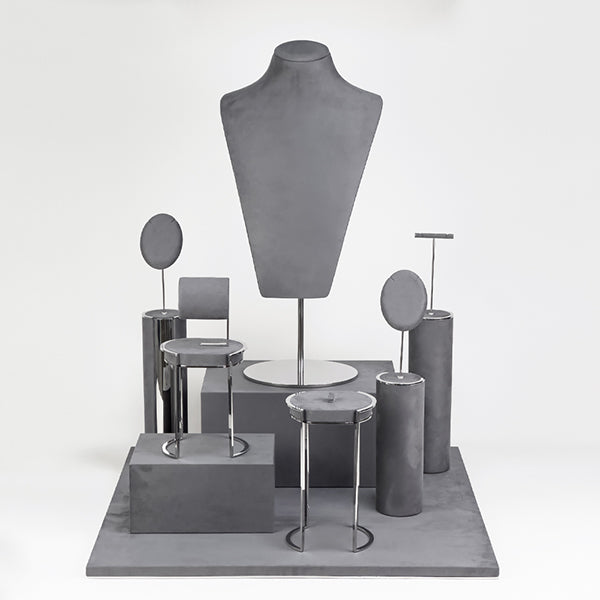 DS357 Jewellery Store Window Display Stand Set
