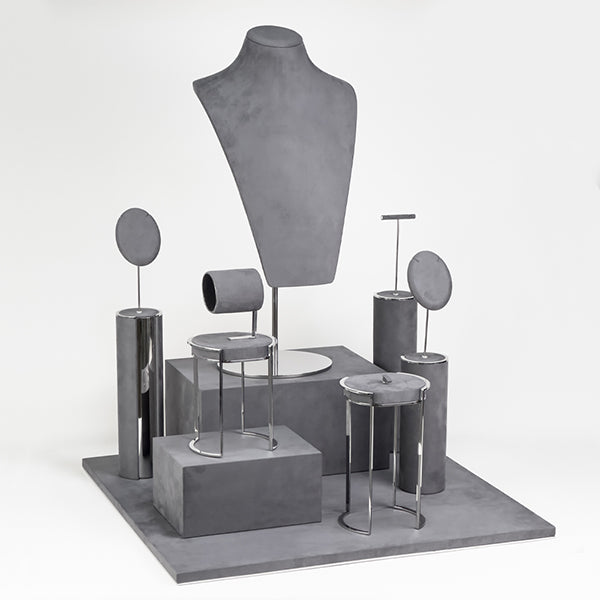 DS357 Jewellery Store Window Display Stand Set