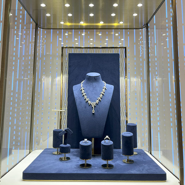 DS363 Jewellery Display Holder Set Glass