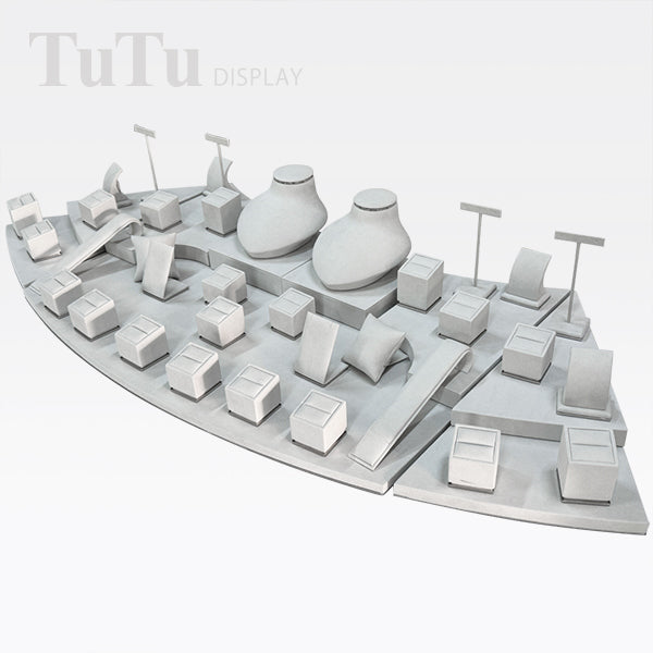 DS371 Curved Jewellery Display Set